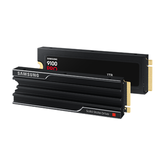 9100 PRO with Heatsink PCIe 5.0 NVMe M.2 SSD R-Perspective-Set Black 