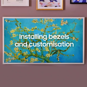 How To Customise The Frame TV | Bezels  Art Mode | Samsung UK