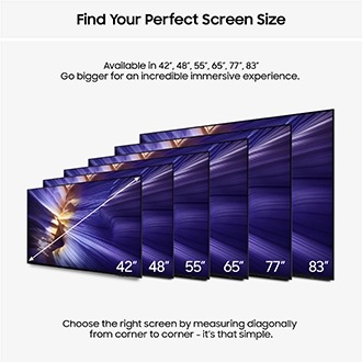 42" OLED S90F 4K Vision AI Smart TV (2025) Black