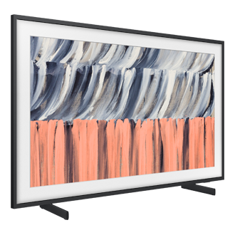 The Frame LS03HE 4K Samsung Vision AI Smart TV (2026) L-Perspective1 Black 