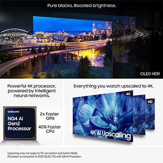 55" OLED S85F 4K Vision AI Smart TV (2025) Graphite