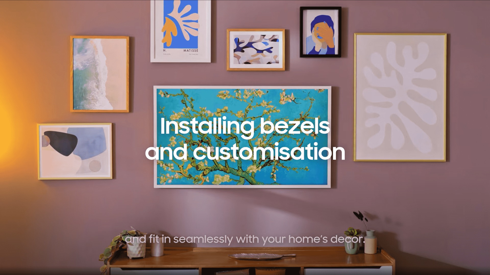 How To Customise The Frame TV | Bezels & Art Mode | Samsung UK