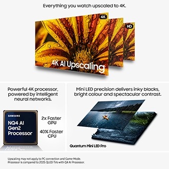 65" Neo QLED QN85F 4K Vision AI Smart TV (2025) Silver