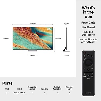 65" Neo QLED QN85F 4K Vision AI Smart TV (2025) Silver