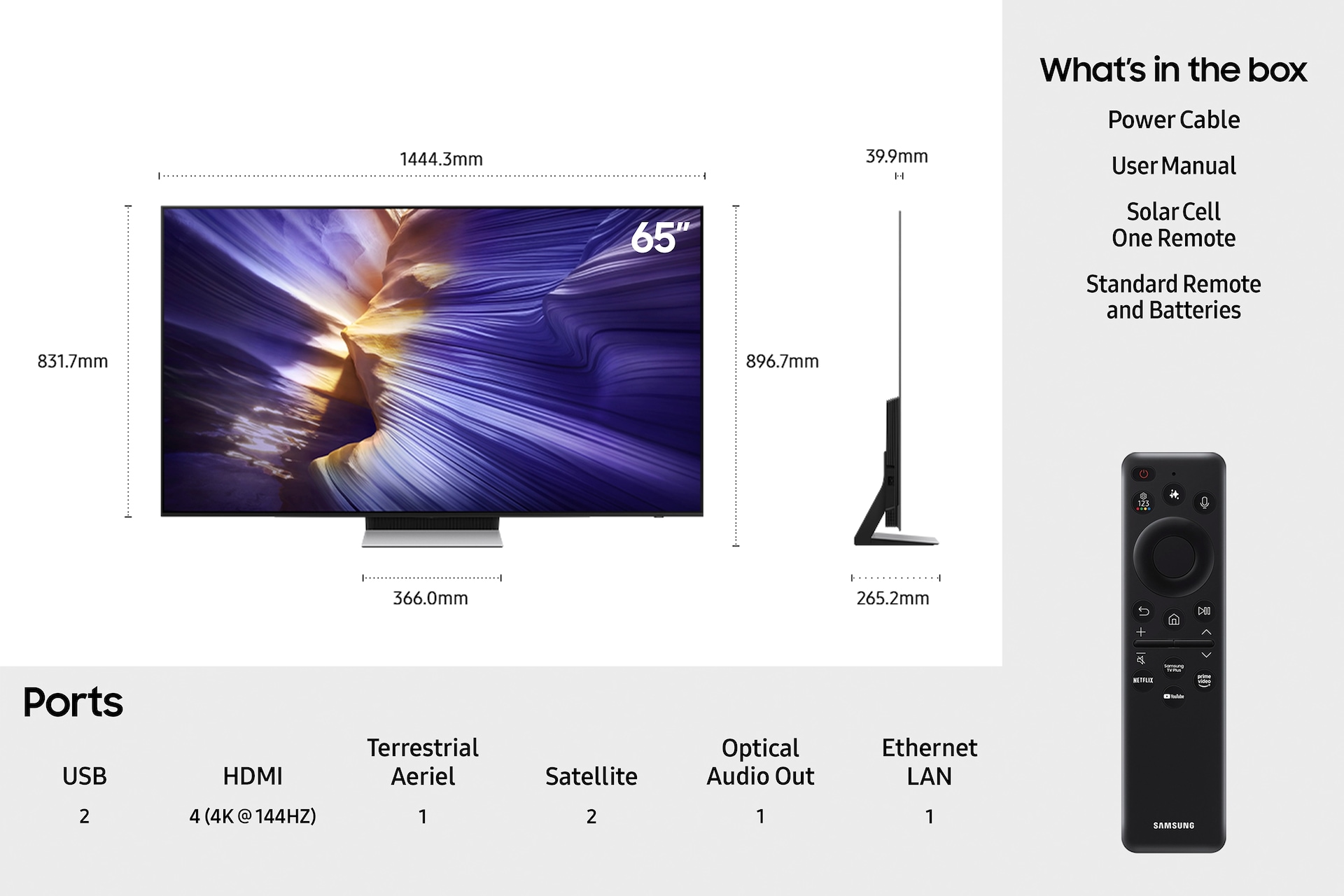 [65" ÓLÉD~ S90F 4K V~ísíó~ñ ÁÍ S~márt~ TV (2025) Bl~áck]