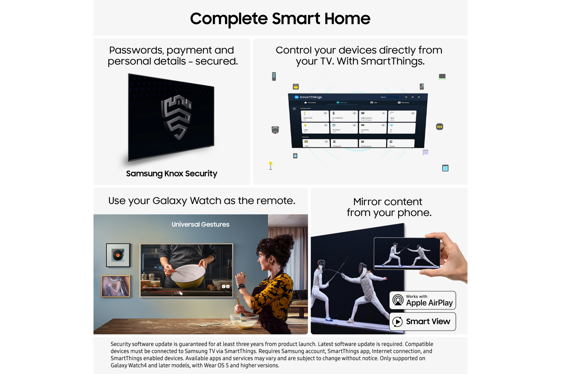 75" Neo QLED QN900F 8K Vision AI Smart TV (2025) Black