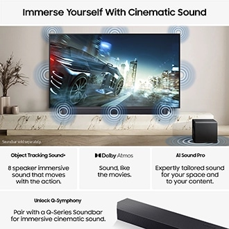 75" Neo QLED QN900F 8K Vision AI Smart TV (2025) Black