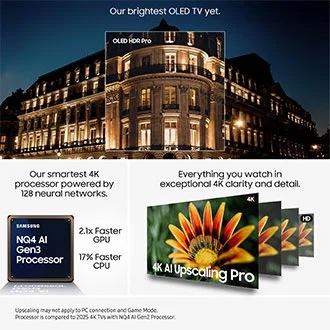 83" OLED S95F  4K  Vision AI Smart TV (2025) Black