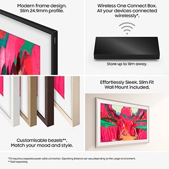 85" The Frame Pro Neo QLED 4K Vision AI Smart TV (2025) Black