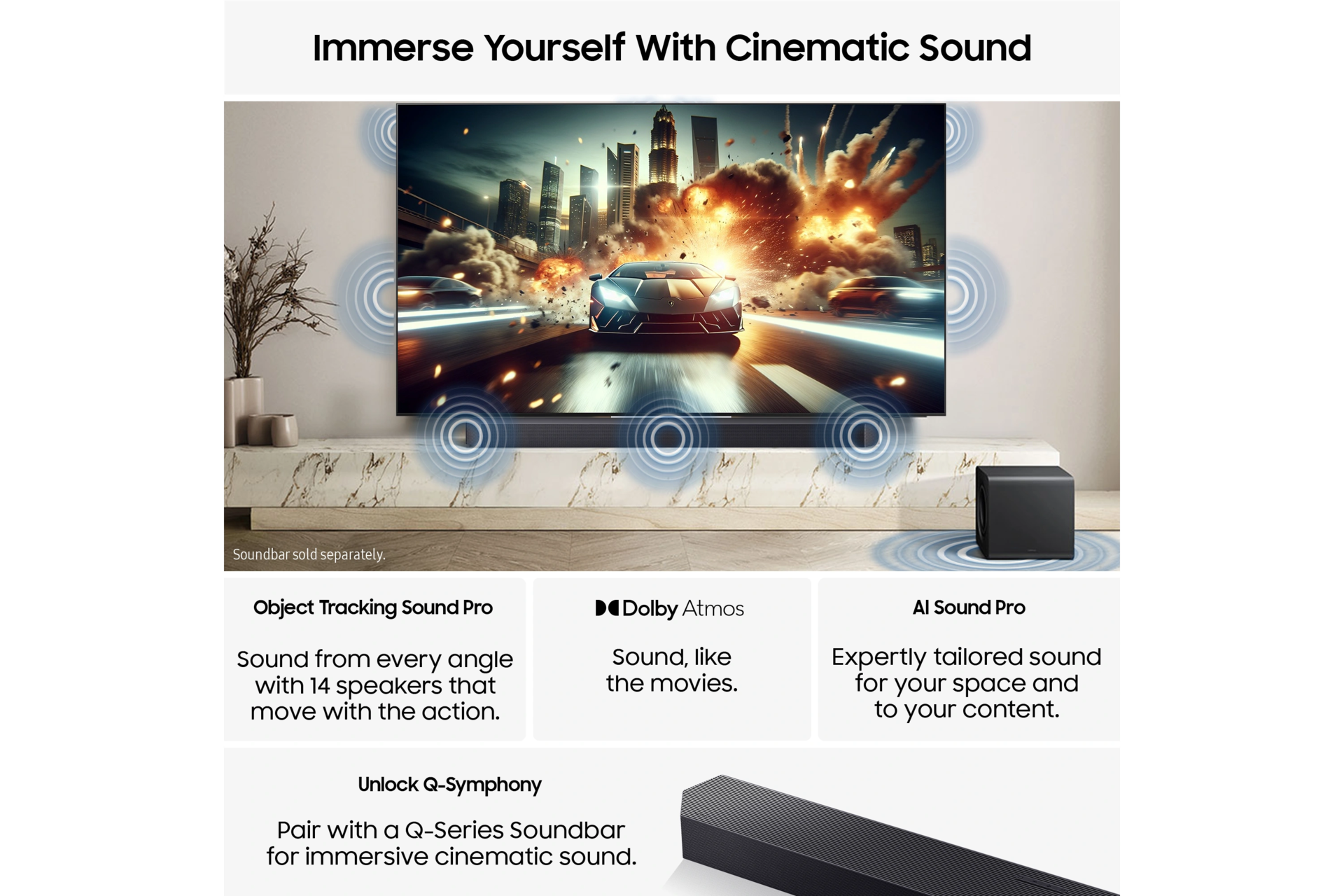 98" Neo QLED QN990F 8K Vision AI Smart TV (2025) Black