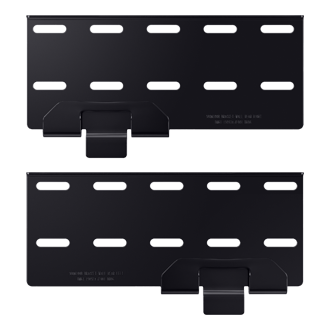 Slim Fit Wall Mount for 98"+ TVs Front-Set-3 Black 