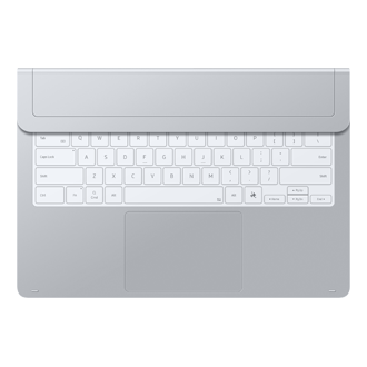 Galaxy Tab S11 Ultra Pro Keyboard Back Silver 