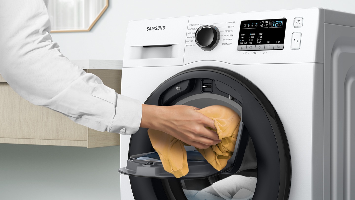 ADDWASH - הוסיפו פריטים וחומרי ניקוי מתי שרק תרצו