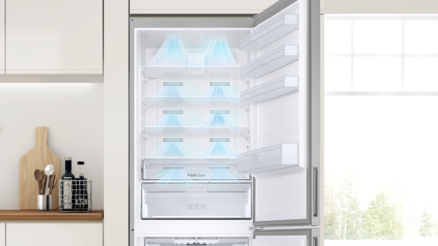Twin Cooling System - שמרו על המזון טרי לאורך זמן