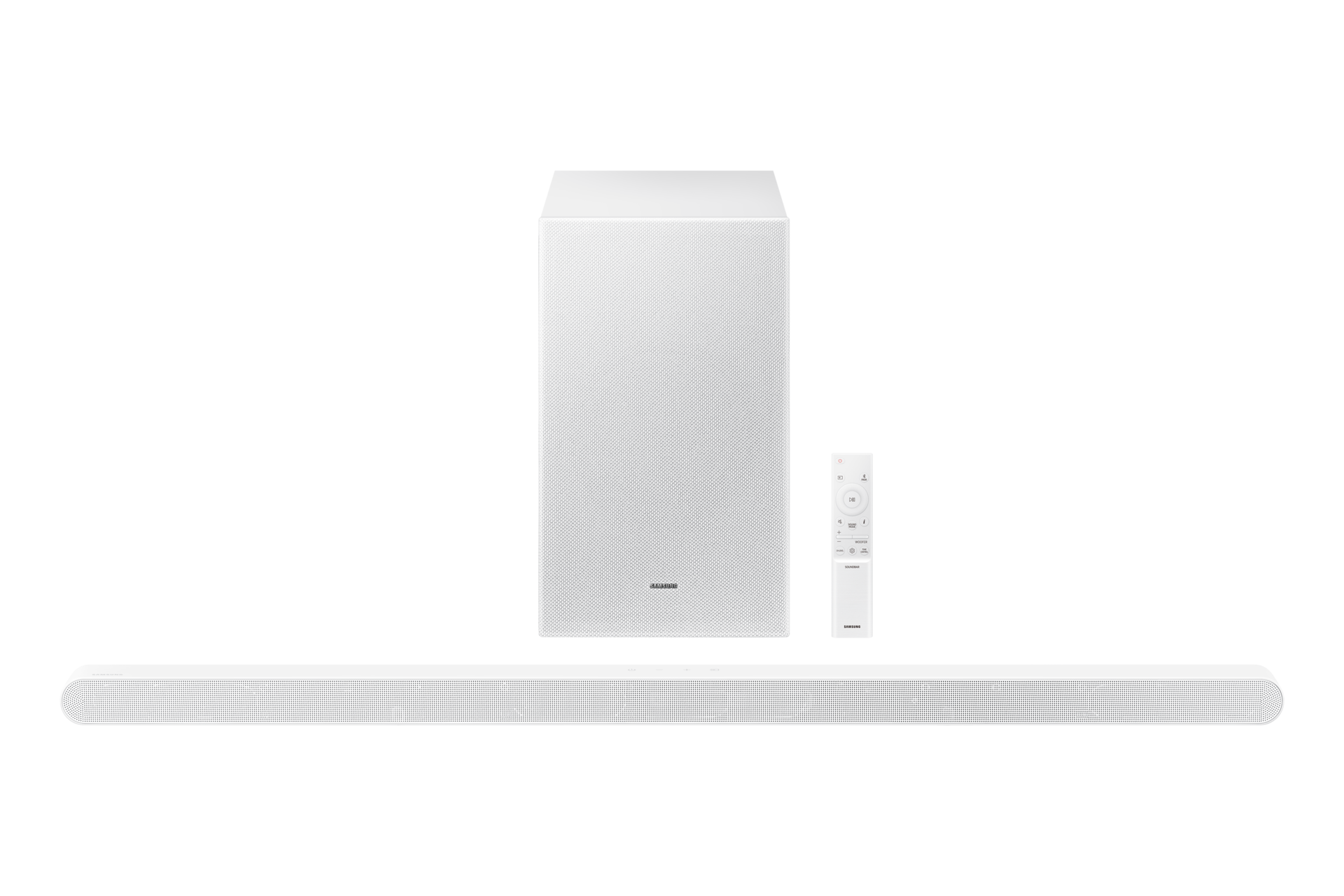 Ultra Slim Soundbar HW-S701D 3.1 ch  Sub Woofer Set-remote White 