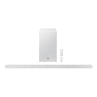 Ultra Slim Soundbar HW-S701D 3.1 ch  Sub Woofer Set-remote White 