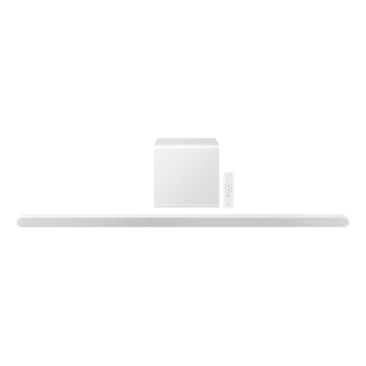 Ultra Slim Soundbar HW-S801D 3.1.2 ch Sub Woofer Set-remote White 