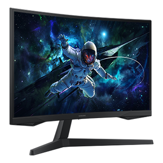27" Odyssey G5 G55C QHD 165Hz Curved Gaming Monitor L-Perspective Black 