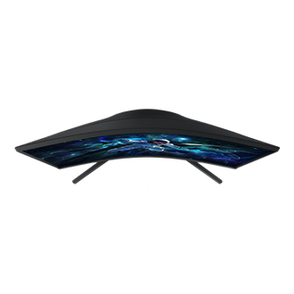 27" Odyssey G5 G55C QHD 165Hz Curved Gaming Monitor Top Black 