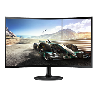 24"/27" Essential Monitor S3 S36GD FHD Front2 Black 