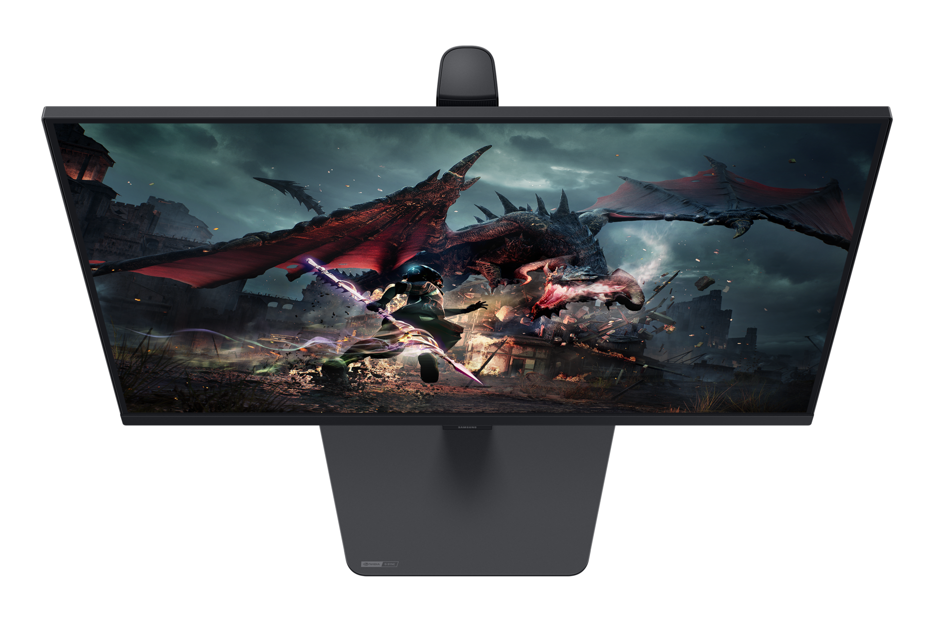 32"/27" Odyssey G5 G50D QHD 180Hz Gaming Monitor Detail1 Black 