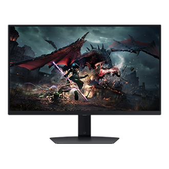 32"/27" Odyssey G5 G50D QHD 180Hz Gaming Monitor Front2 Black 