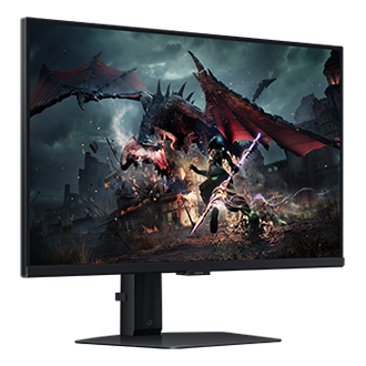 32"/27" Odyssey G5 G50D QHD 180Hz Gaming Monitor L-perspective Black 