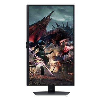 32"/27" Odyssey G5 G50D QHD 180Hz Gaming Monitor Pivot Black 