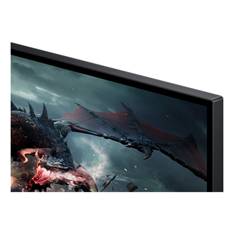 32"/27" Odyssey G5 G50D QHD 180Hz Gaming Monitor Detail2 Black 