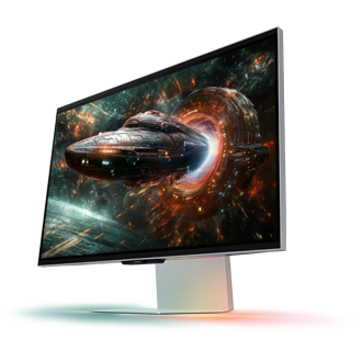 27" Odyssey 3D G90XF 4K 165Hz Gaming Monitor Dynamic1 Silver 