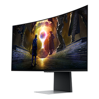34" Odyssey OLED G8 G85SD Ultra WQHD 175Hz Gaming Monitor R-Dynamic Silver 