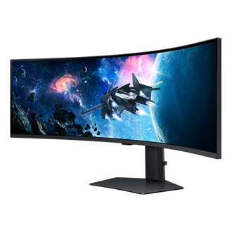 49" Odyssey G9 G95C R-Perspective Black 