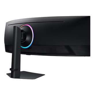 49" Odyssey G9 G95C Back-Dynamic-Left Black 