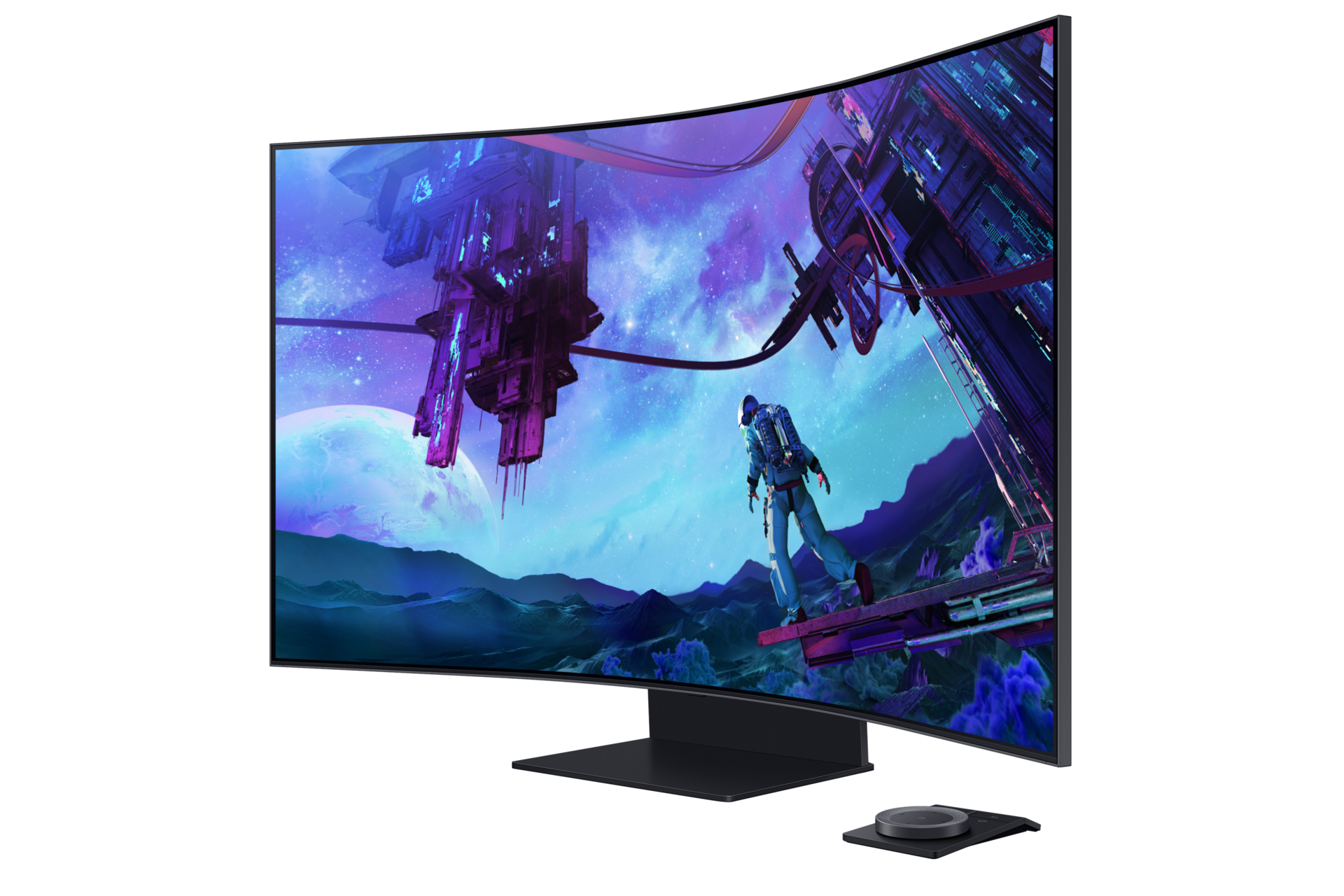 55" Odyssey Ark 2<sup>nd</sup> Gen. G97NC Set1 Black 