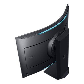55" Odyssey Ark 2<sup>nd</sup> Gen. G97NC Back-Dynamic-Horizontal Black 