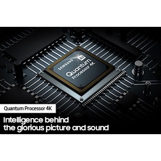 QLED TV Q70B with Samsung’s powerful Quantum Processor 4K improves content.