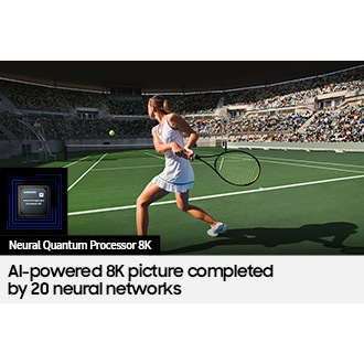 Neo QLED TV QN800B with Samsung’s powerful Neural Quantum Processor 8K improves content