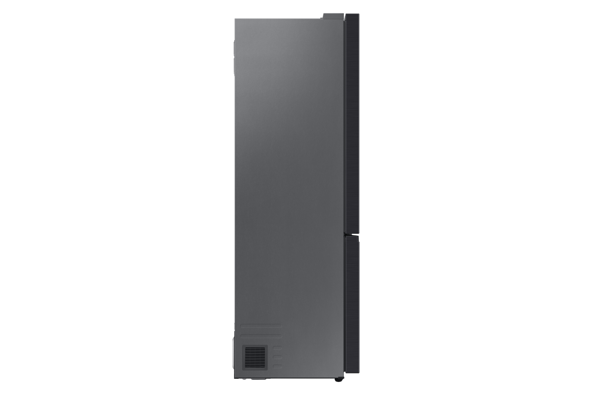 RB6000D Bottom Mount Freezer Refrigerator with SmartThings AI Energy Mode and Metal Cooling L-Side Black Doi 