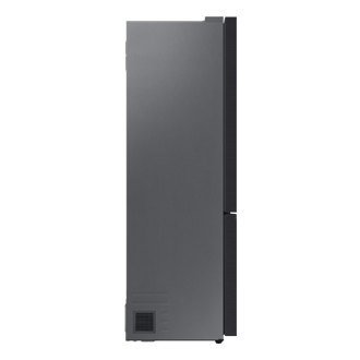 RB6000D Bottom Mount Freezer Refrigerator with SmartThings AI Energy Mode and Metal Cooling L-Side Black Doi 