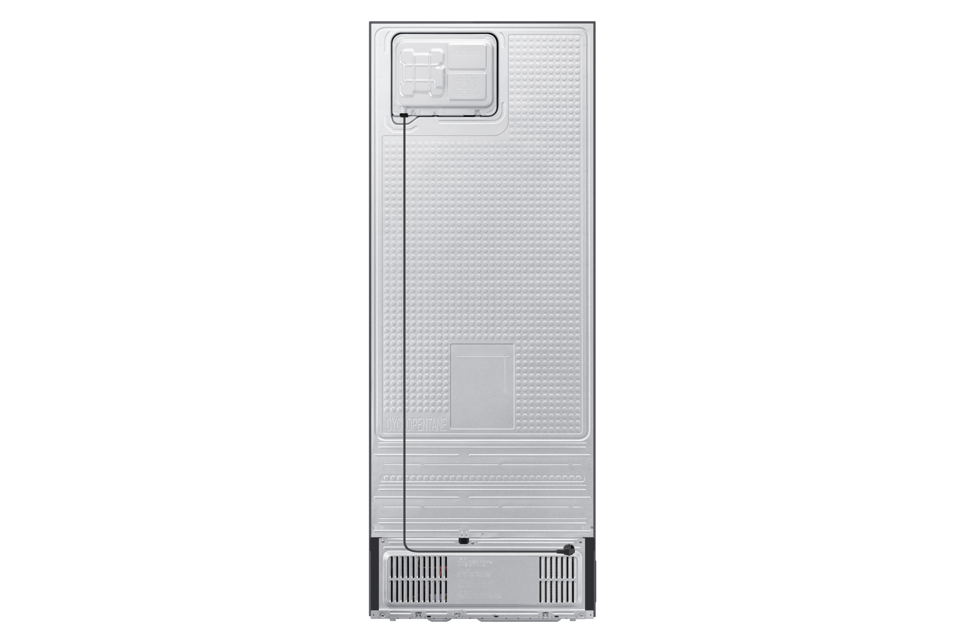 RB6000D Bottom Mount Freezer Refrigerator with SmartThings AI Energy Mode and Metal Cooling Back Refined Inox 