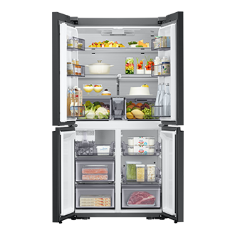 front-open-with-food Black