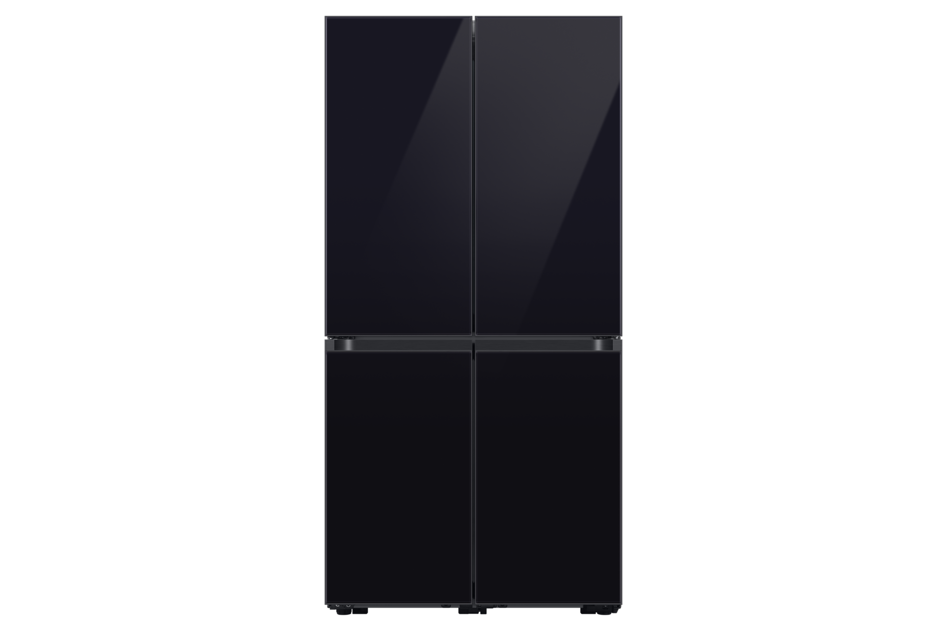 מקרר 4 דלתות סמסונג Samsung Bespoke RF90A9015BK נפח אחסון 831 ליטר Triple Cooling - זכוכית שחורה