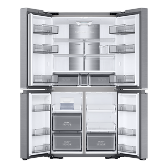 קנייה Rf70 מקרר 4 דלתות בטכנולוגיית Triple Cooling 636 ליטר Gray Samsung ישראל