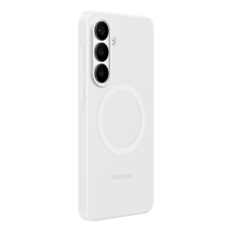 Galaxy S26+ Silicone Magnet Case Dynamic White 
