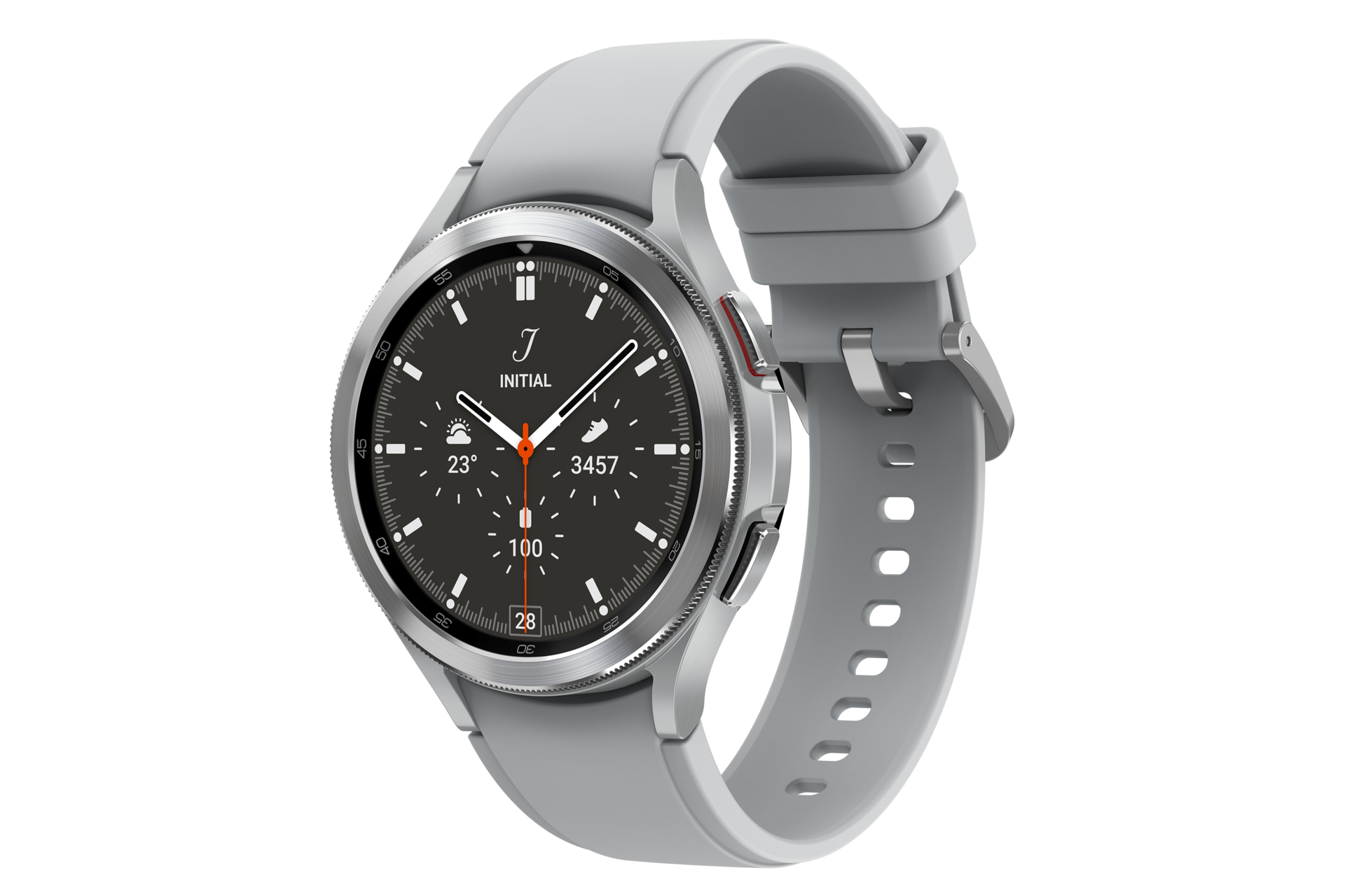 Galaxy Watch4 Classic Metal Link Band, Large, Silver Mobile Accessories -  GP-TYR890HCASU