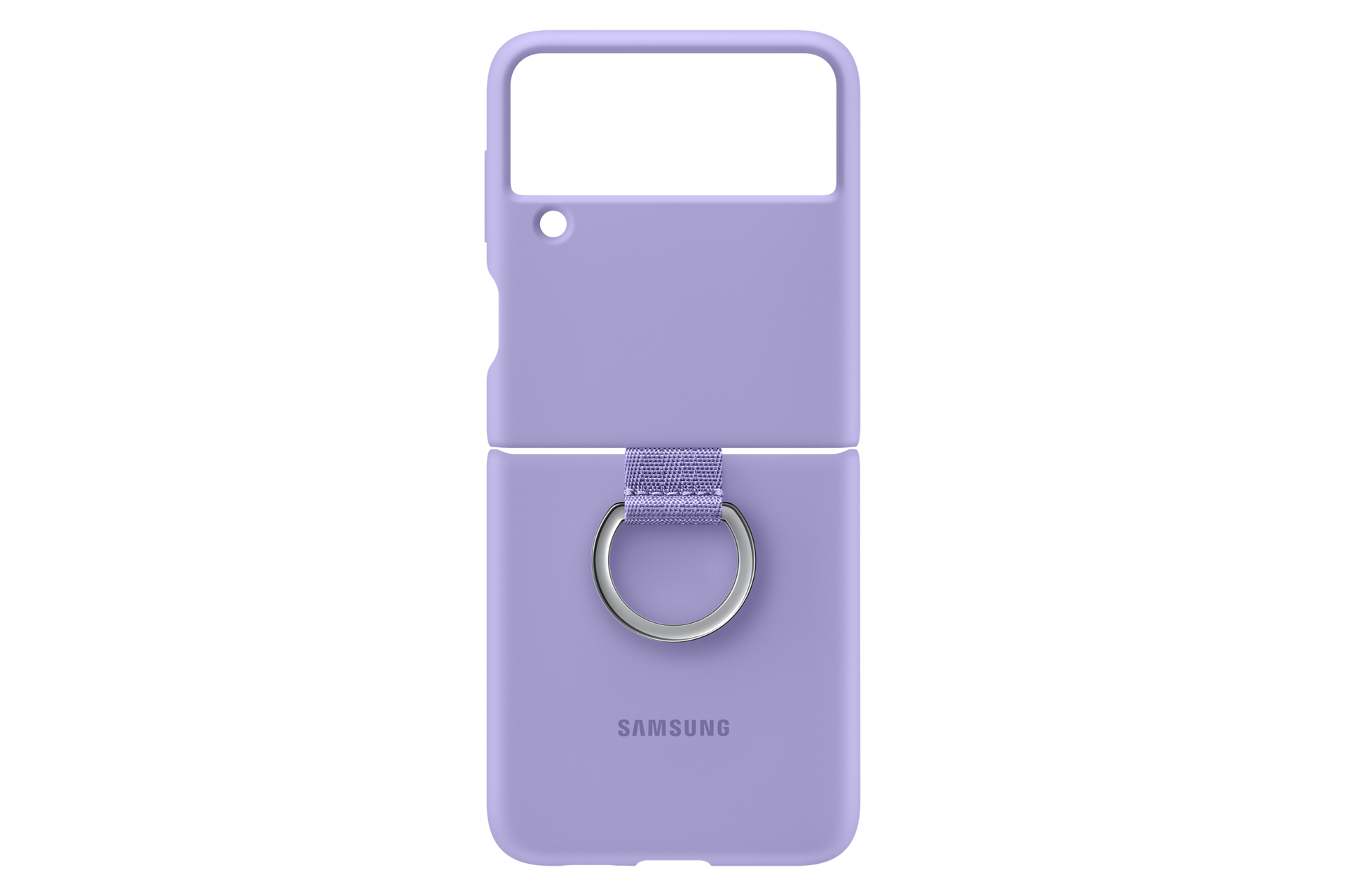 Samsung Galaxy Z Flip3 5G Silicone Cover with Ring Navy