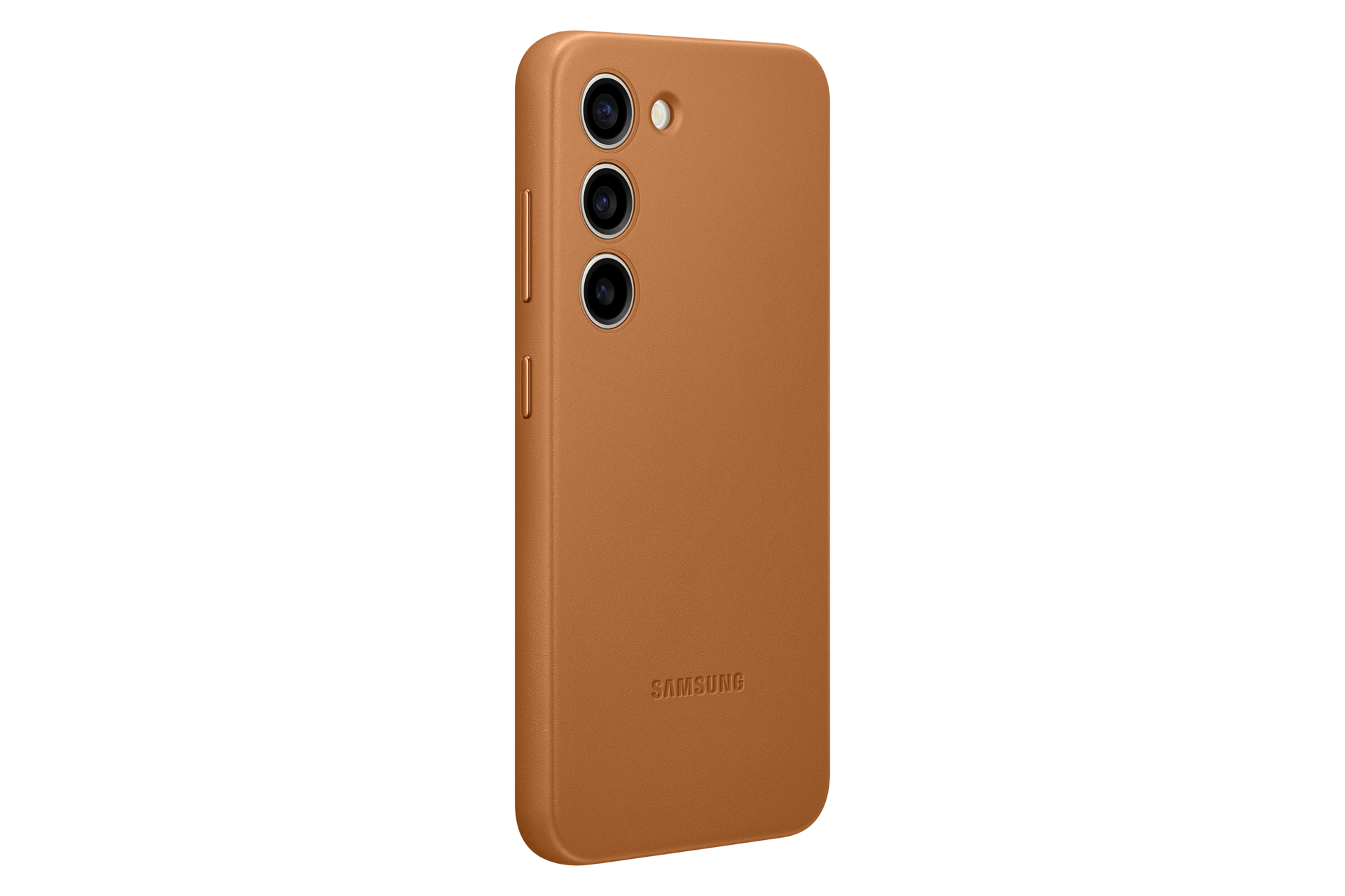 Galaxy S23 Leather Case Camel Samsung India