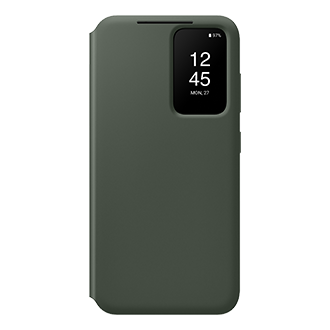 Samsung Galaxy S23 Ultra S-View Wallet Case in Green(EF-ZS918CGEGUS)