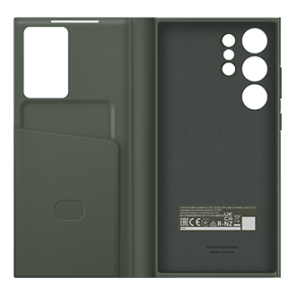 Smart View Wallet Flip Case For Samsung Galaxy S23 Ultra SM-S918B