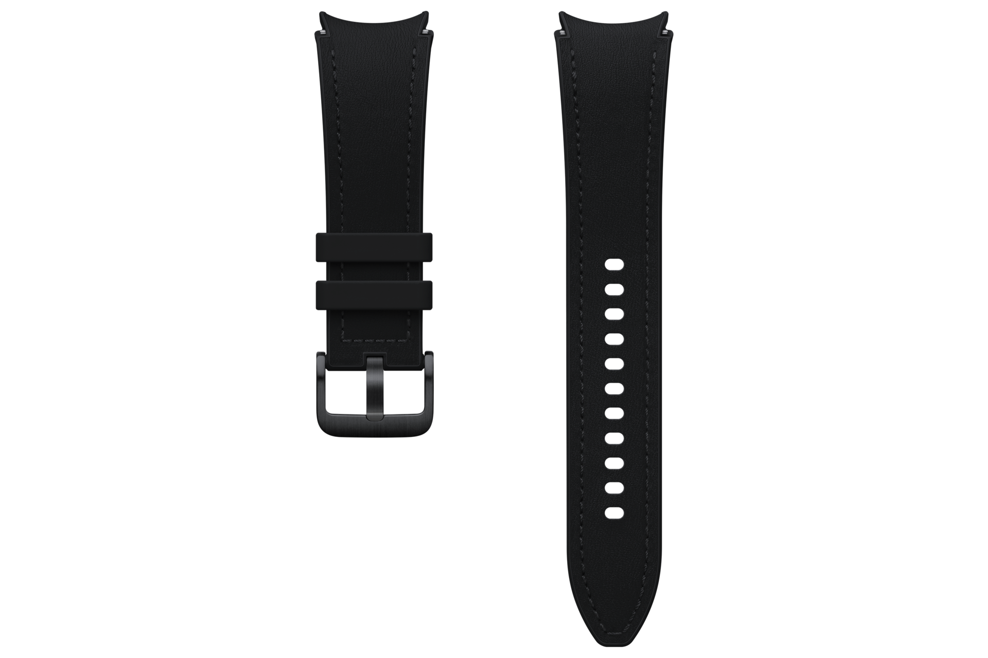 Samsung watch hot sale leather band